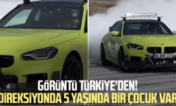 Görüntü Türkiye'den! Direksiyonda 5 yaşında bir çocuk var