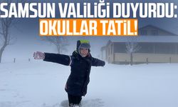 Samsun Valiliği duyurdu: Okullar tatil!