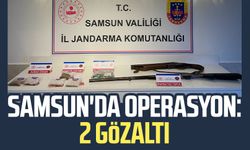 Samsun Bafra'da operasyon: 2 gözaltı