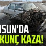 Samsun Çarşamba'da korkunç kaza! 2 yaralı