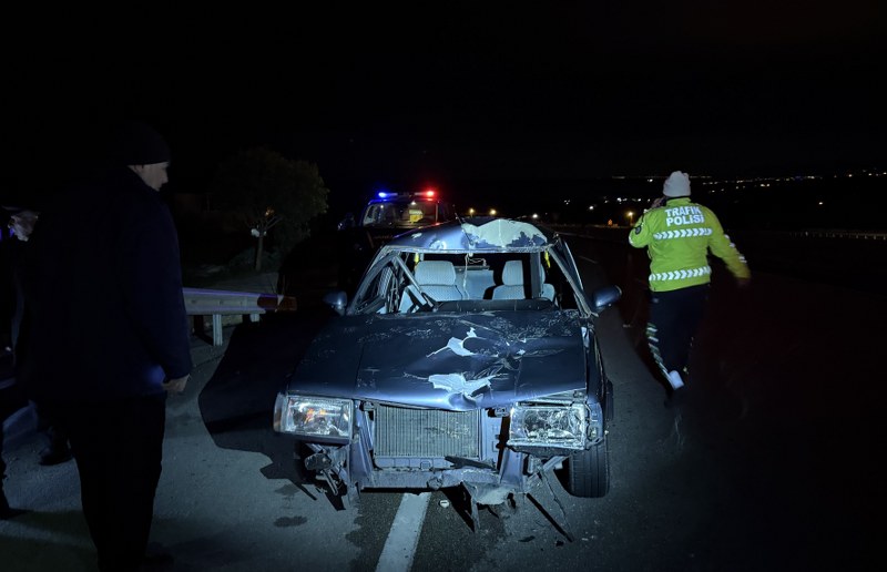 Sinop - Samsun Karayolu'nda kaza! 2 yaralı