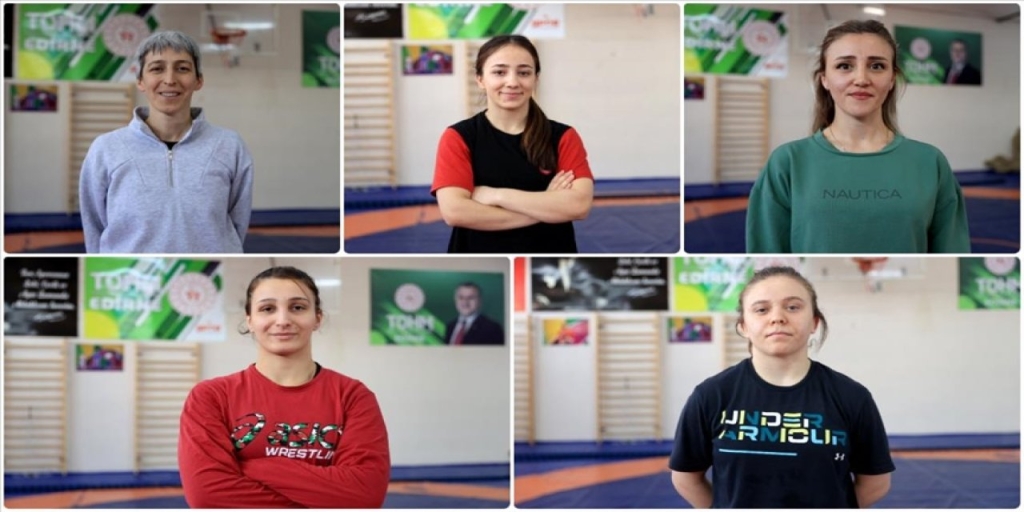 Genç kadın milli güreşçiler tarih yazmaya hazırlanıyor