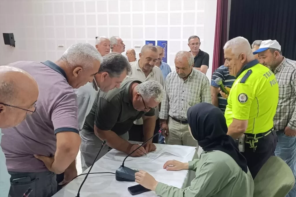 Havza'da Şoförlere Trafik Güvenliği Eğitimi