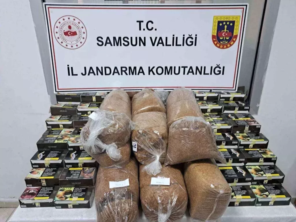 Samsun'da Kaçak Tütün Operasyonu: 25 Bin 600 Makaron ve 54 Kilo Tütün Ele Geçirildi