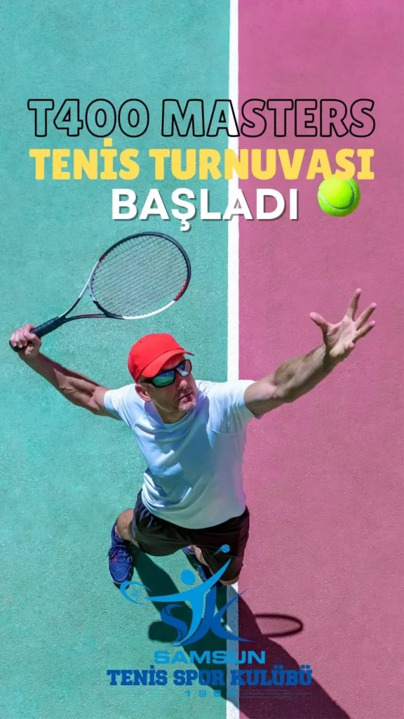 Samsun'da T400 Masters Tenis Turnuvası Heyecanı