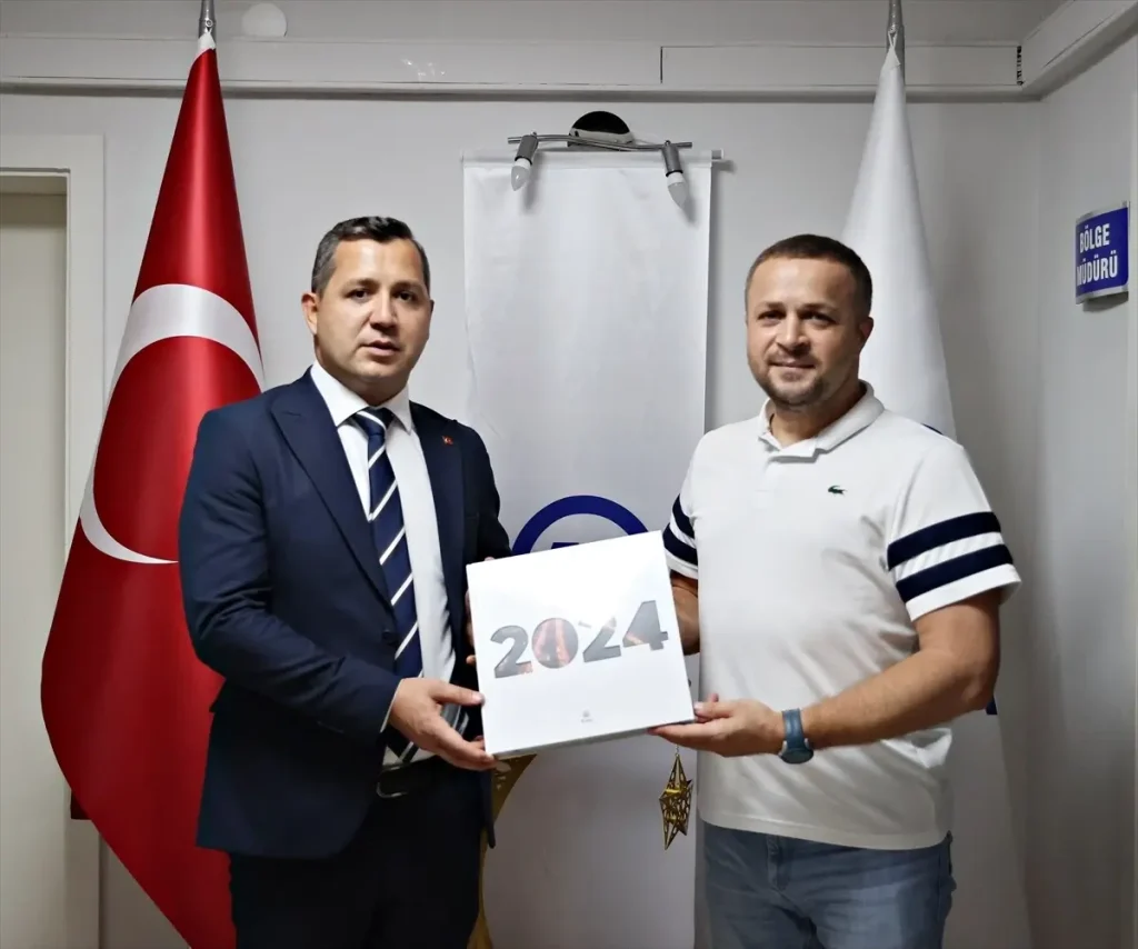 Başkan Özdemir, AA Samsun Bölge Müdürü Demir