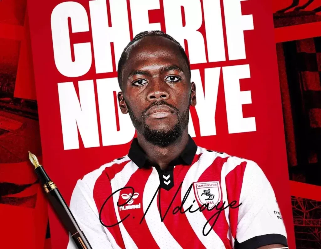 Samsunspor, Cherif Ndiaye ile 4 Yıllık Sözleşme İmzaladı