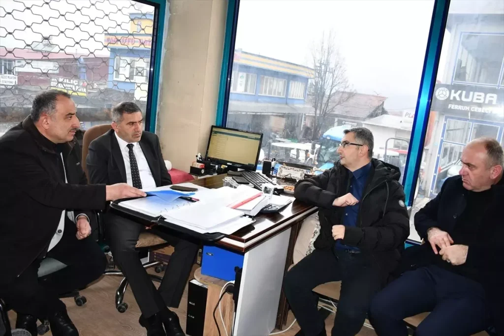 MHP İl Başkanı Mucur, Karma OSB yönetimi ile toplantı yaptı