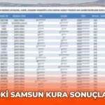 TOKİ Samsun kura sonuçları listesi! TOKİ kura sonucu Samsun isim listesi açıklandı!