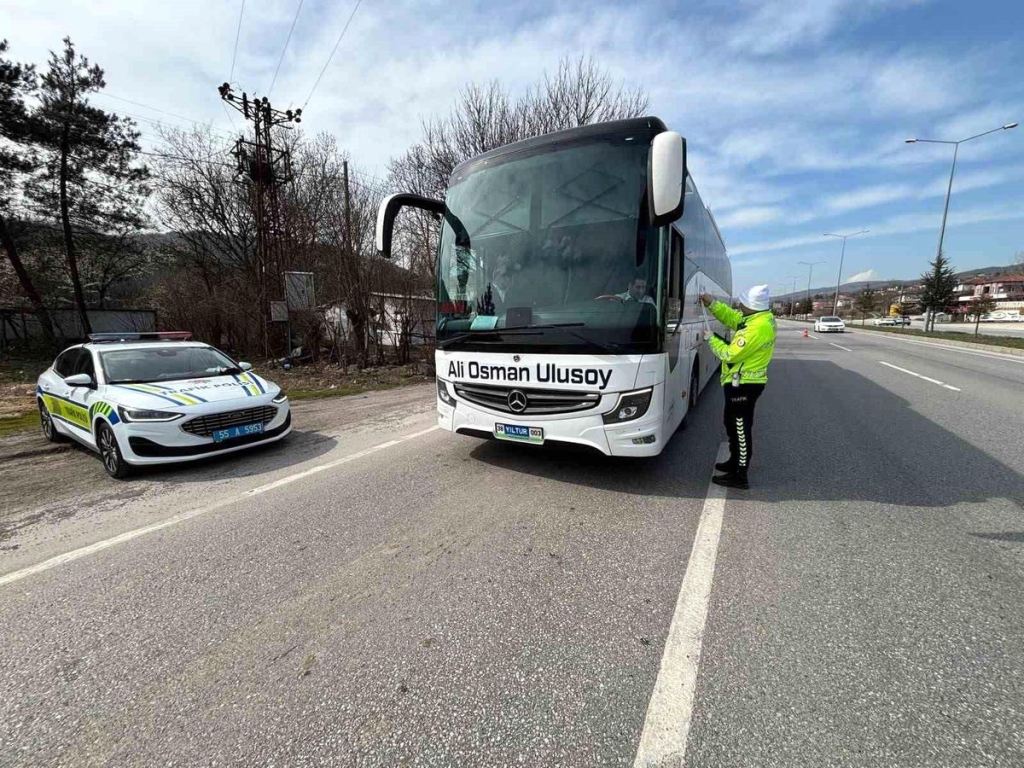 Bayram trafiğinde Samsun
