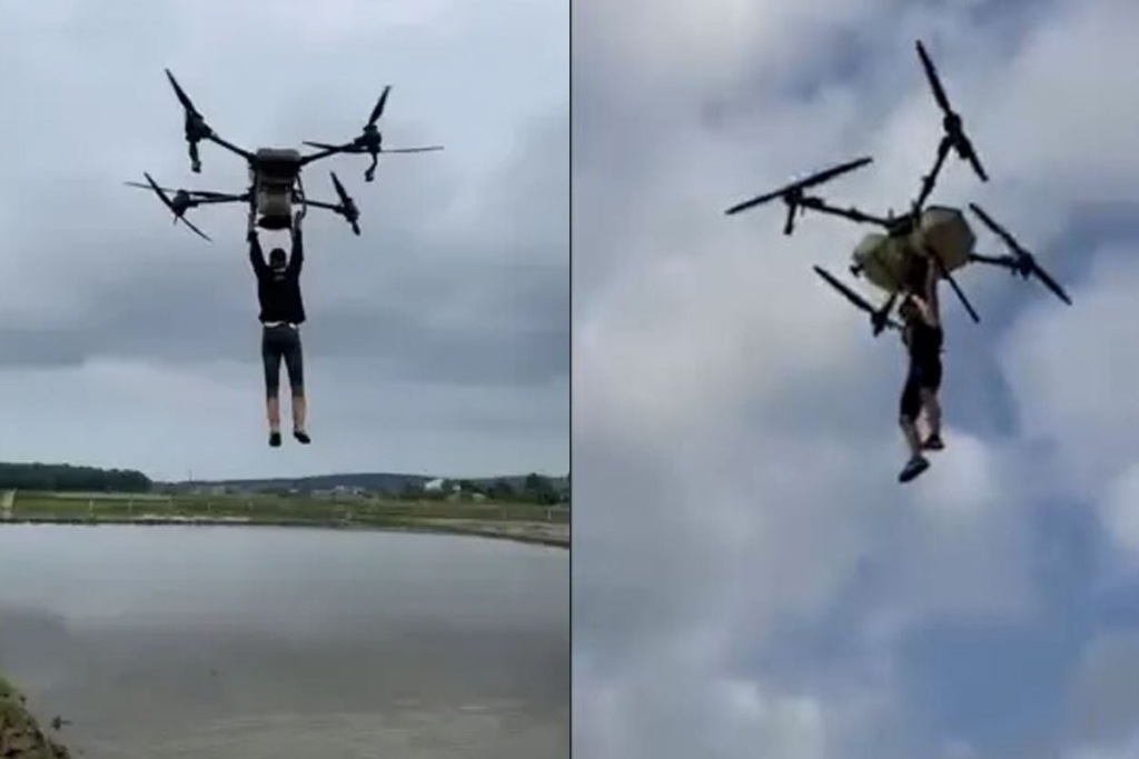 Hemşehrisine özenen çiftçi, dronla hüsran yaşadı