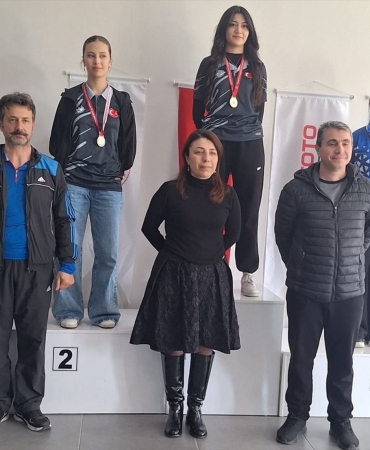Bafralı atıcılar il birinciliği müsabakalarında 11 madalya kazandı
