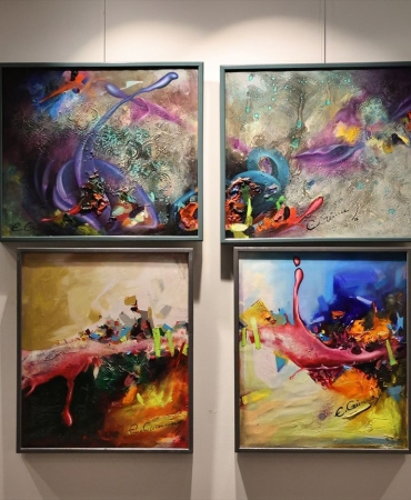 Samsun'da "Transhüman-izm" sergisi sanatseverlerin beğenisine sunuldu