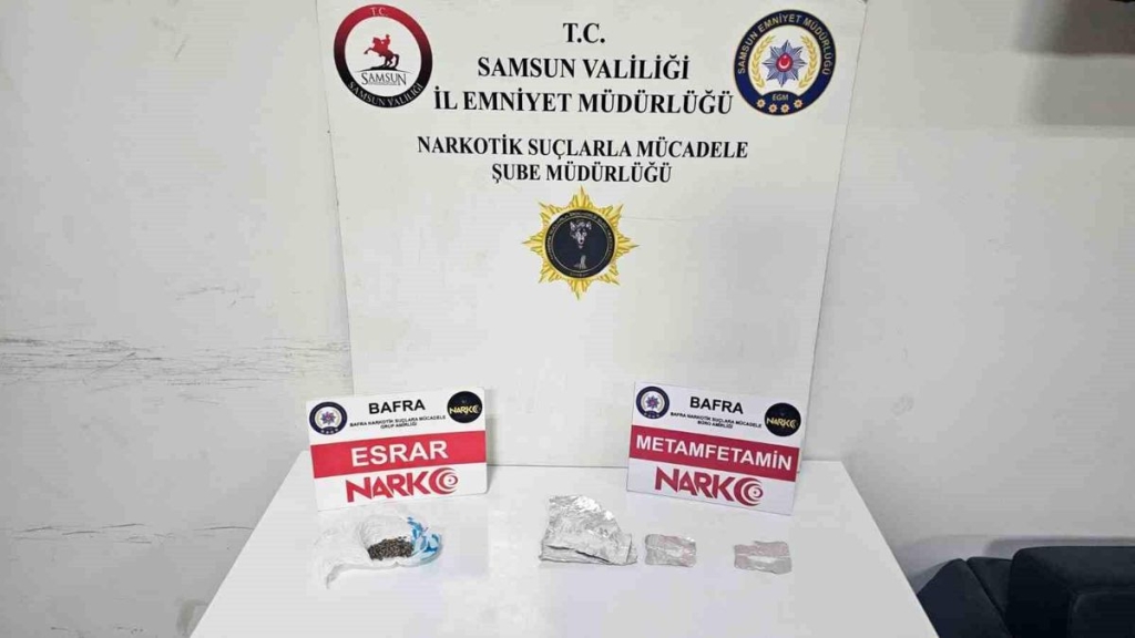 Bafra'da uyuşturucu operasyonunda 1 tutuklama