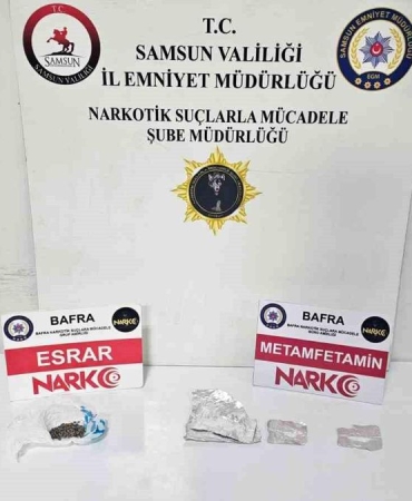 Bafra'da uyuşturucu operasyonunda 1 tutuklama