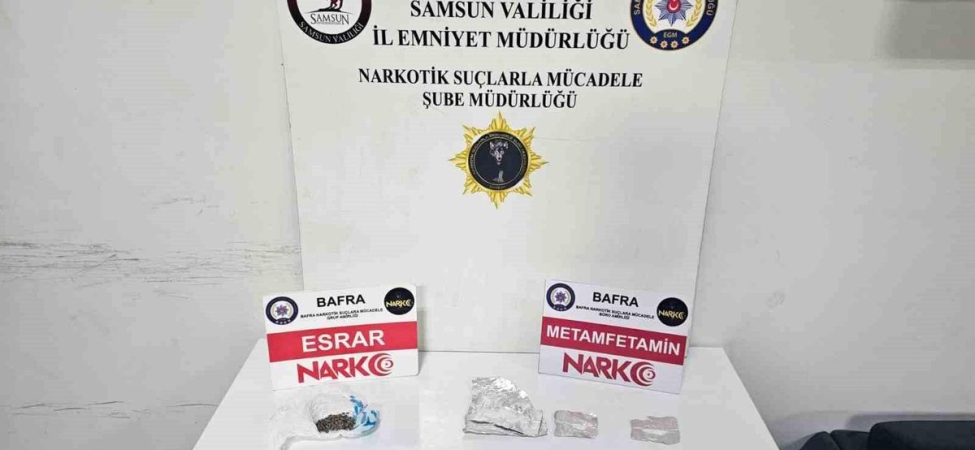 Bafra'da uyuşturucu operasyonunda 1 tutuklama