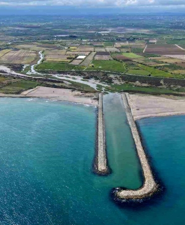 Çarşamba Dumanlı Denize Çıkış Yapısı tamamlandı