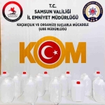 Kaçak alkol operasyonu: 90 litre etil alkol ele geçirildi