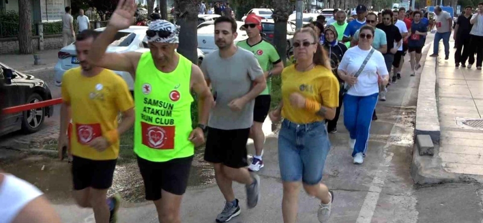 Organ bağışına dikkat çekmek için farkındalık koşusu