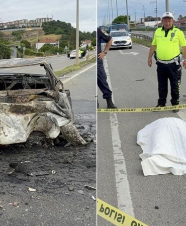 Refakatçi olarak hastaneye giderken feci son