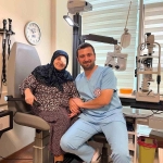 Gözlerine ışığı bu kez doktor torunu verdi