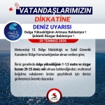 Karadeniz’de yüksek dalga uyarısı: