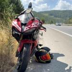 Motosiklet tıra arkadan çarptı: 2 yaralı