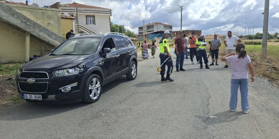 Samsun’da SUV tipi araçla çarpışan motosikletin sürücüsü yaralandı