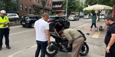 Samsun’da motosiklet SUV araca çarptı: 1 yaralı