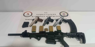 Samsun’da silah operasyonu: 2 gözaltı