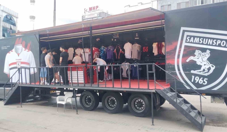 Samsunspor tırı Çarşamba’da