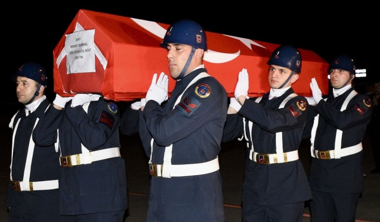 Şehit Jandarma Uzman Çavuş Mehmet Demirbaş memleketi Samsun