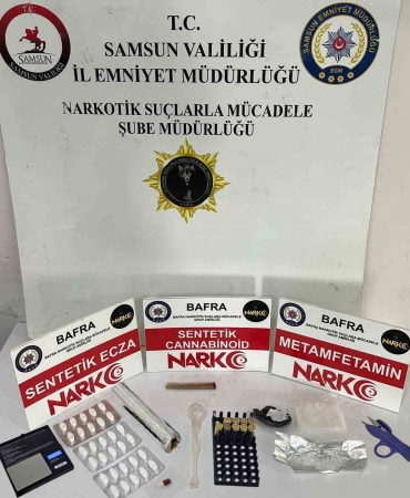 Bafra’da uyuşturucu operasyonu: 2 tutuklama