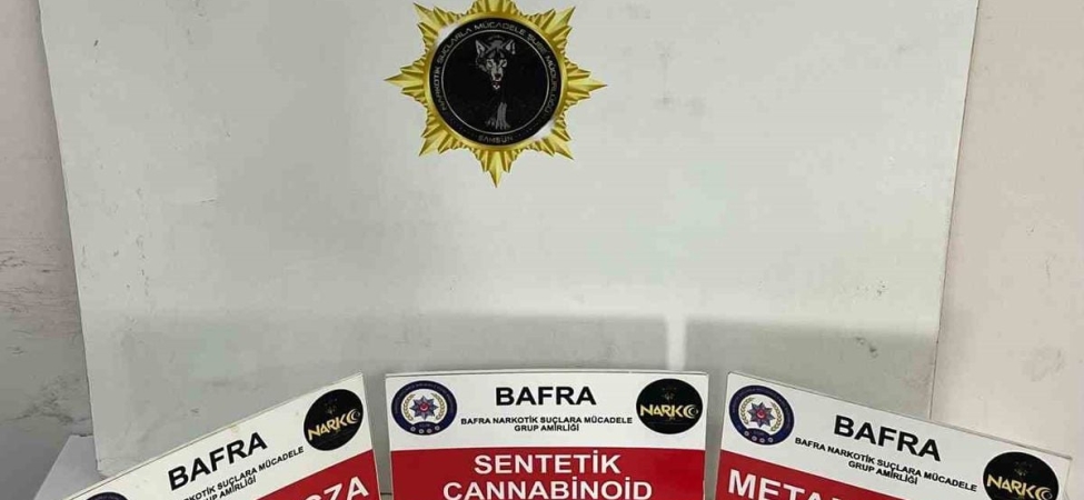 Bafra’da uyuşturucu operasyonu: 2 tutuklama