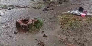 Fındık İşçilerinin Çadırlarını Sel Vurdu