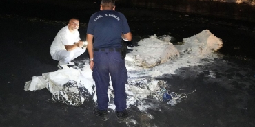 Samsun sahilinde şüpheli madde paniği: Ekipler alarma geçti