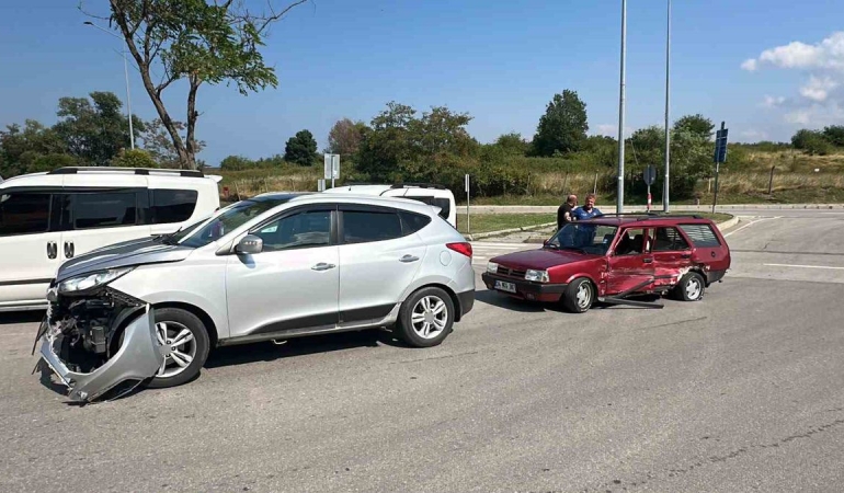 Samsun’da Kavşakta Feci Kaza: 1 Yaralı