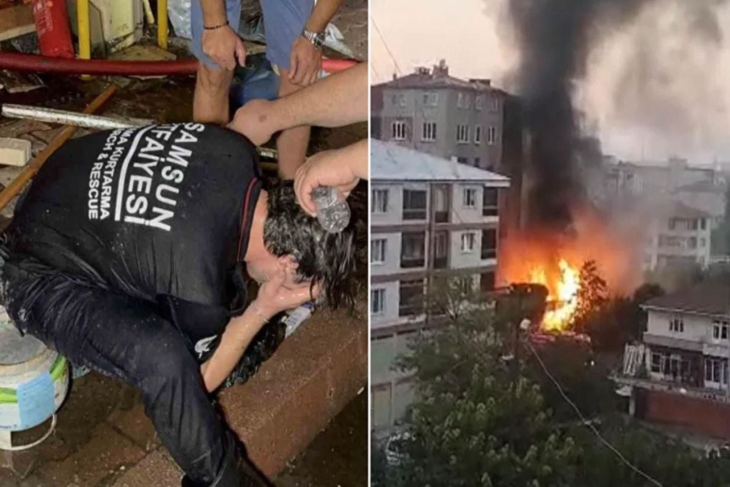 Tüpler art arda patladı, 4 kişi hastanelik oldu