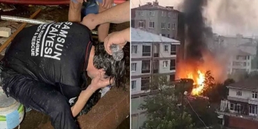 Tüpler art arda patladı, 4 kişi hastanelik oldu
