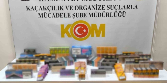 Bafra’da 500 paket kaçak sigara ele geçirildi