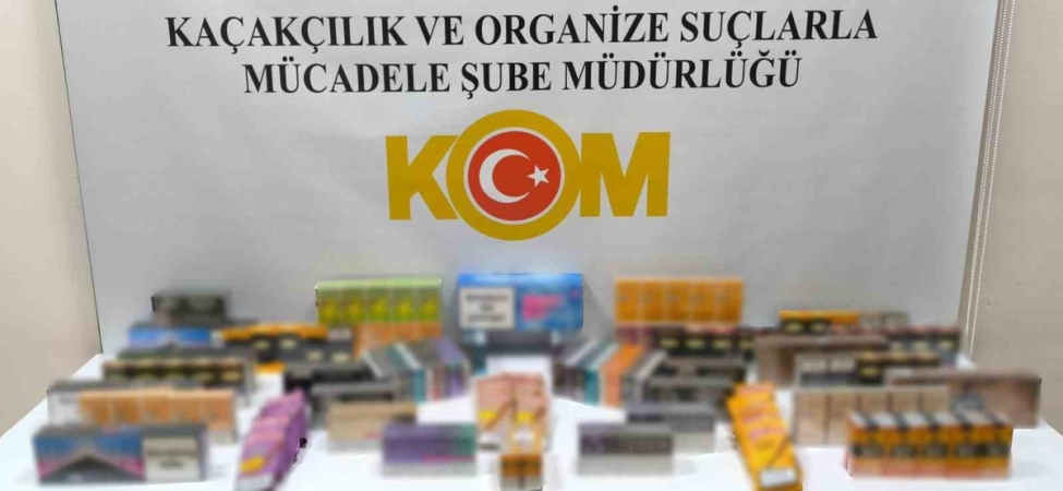 Bafra’da 500 paket kaçak sigara ele geçirildi