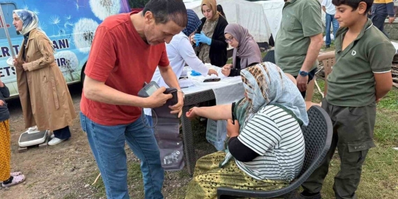 Çarşamba’da mevsimlik tarım işçilerine sağlık taraması