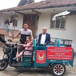 Minik Ecrin’in elektrikli araç sevinci