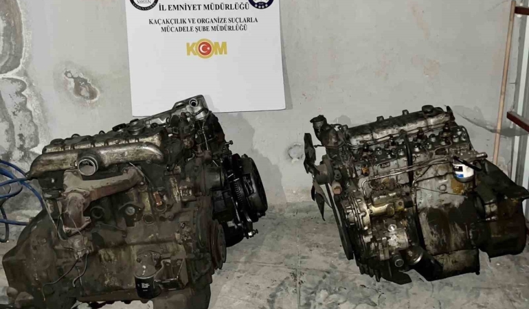 Samsun’da 3 gümrük kaçağı otomobil motoru ele geçirildi