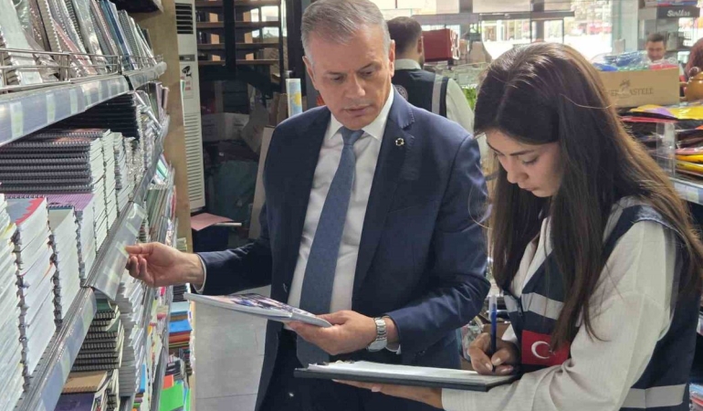 Samsun’da 300’ün üzerinde kırtasiye ve 50 binden fazla ürün denetlendi