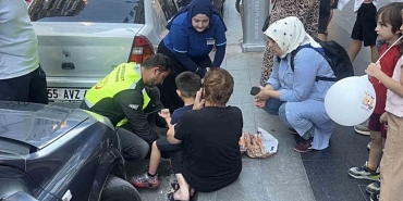 Samsun’da otomobilin çarptığı 5 yaşındaki çocuk hafif şekilde yaralandı