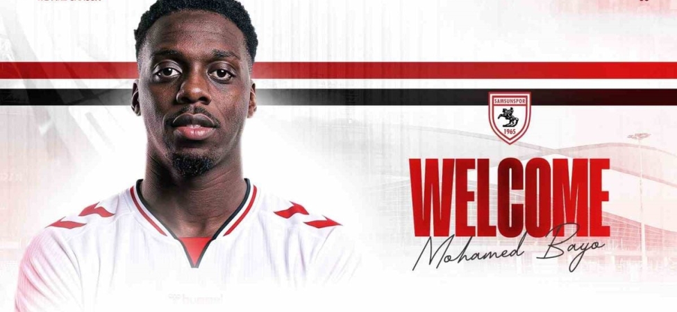 Samsunspor, Mohamed Bayo ile 4+1 yıllık sözleşme imzaladı
