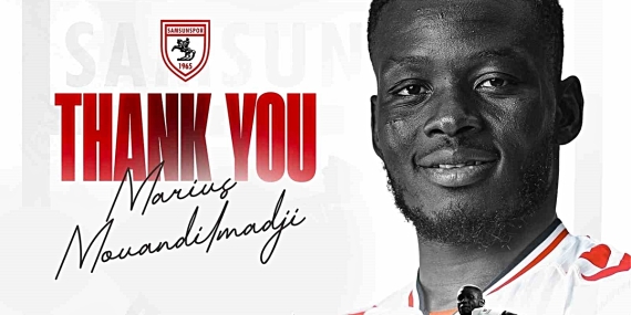 Samsunspor’da Mouandilmadji takımdan ayrıldı