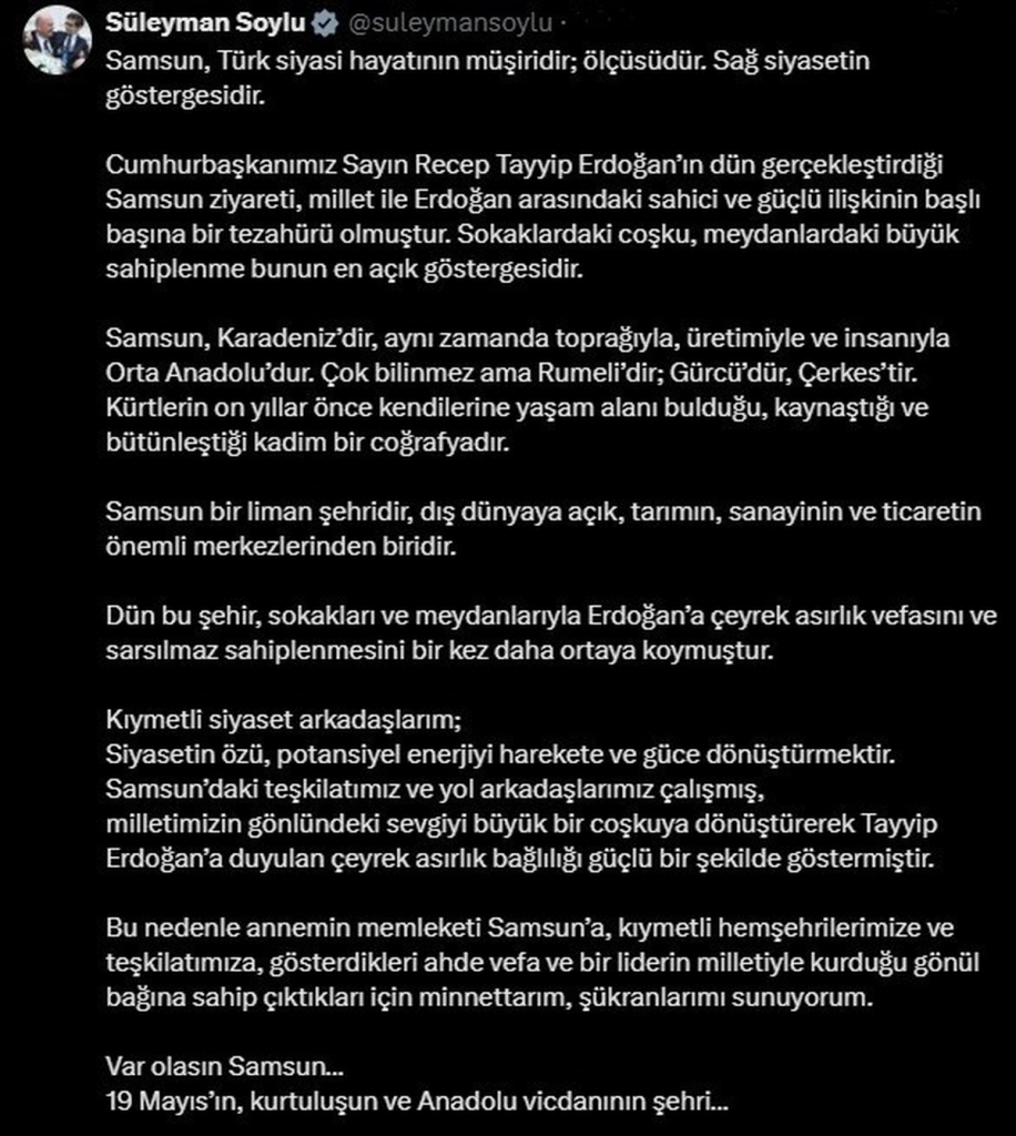 Süleyman Soylu: 