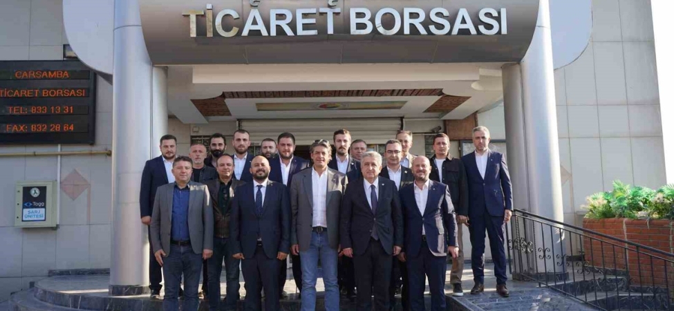 Çan ve Solakoğlu, Çarşamba Ticaret Borsası yönetimine başarı dilekleri iletti